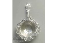 Old Silver Tea Strainer -