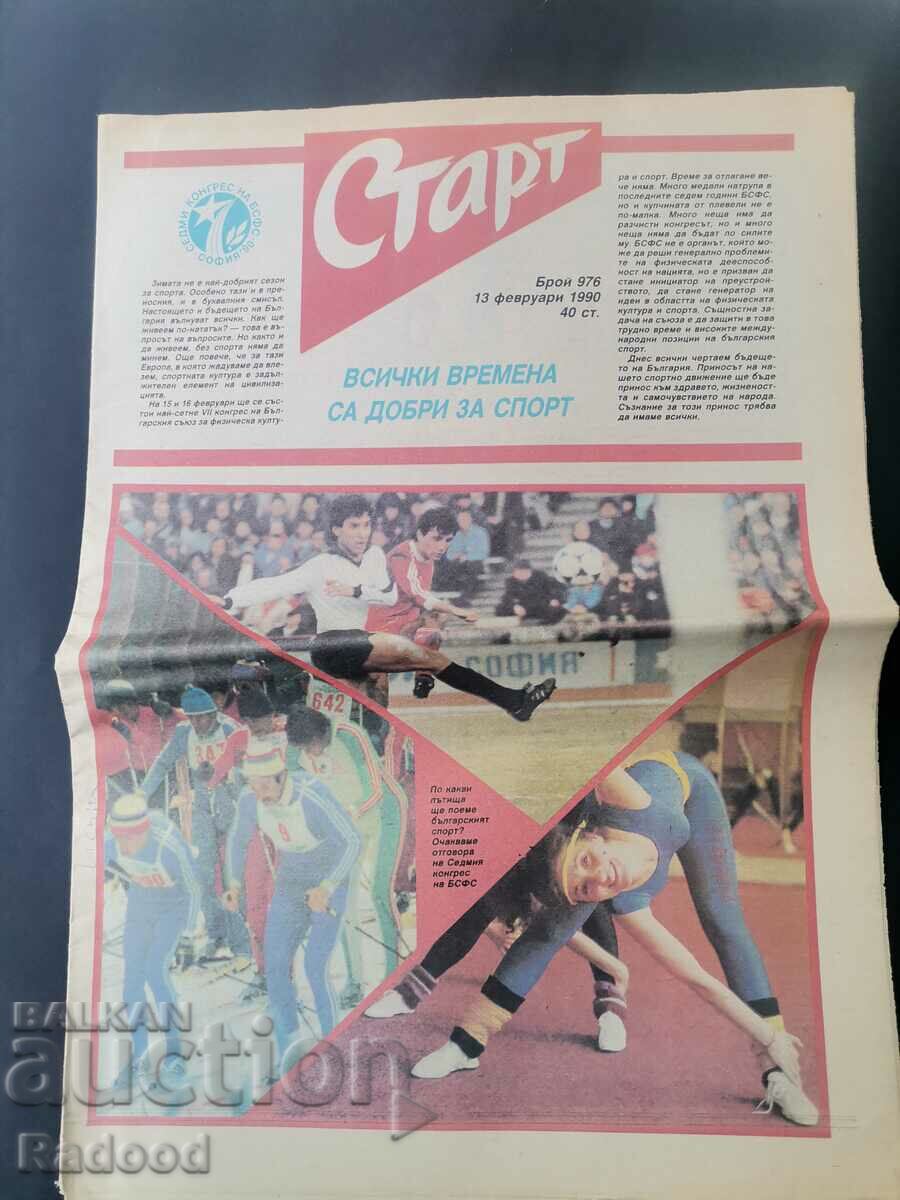 "Start" newspaper. Number 976/1990