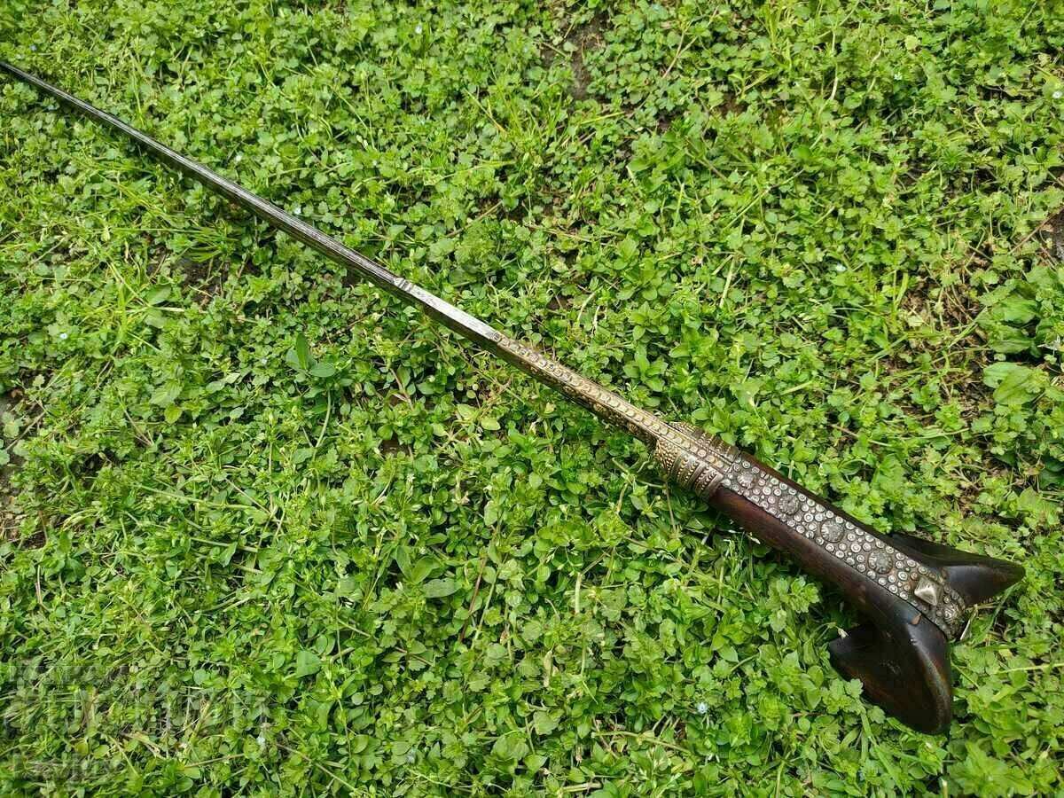 Delivery of Scimitar 18th century silver inlays on the blade ***UNIQUE***