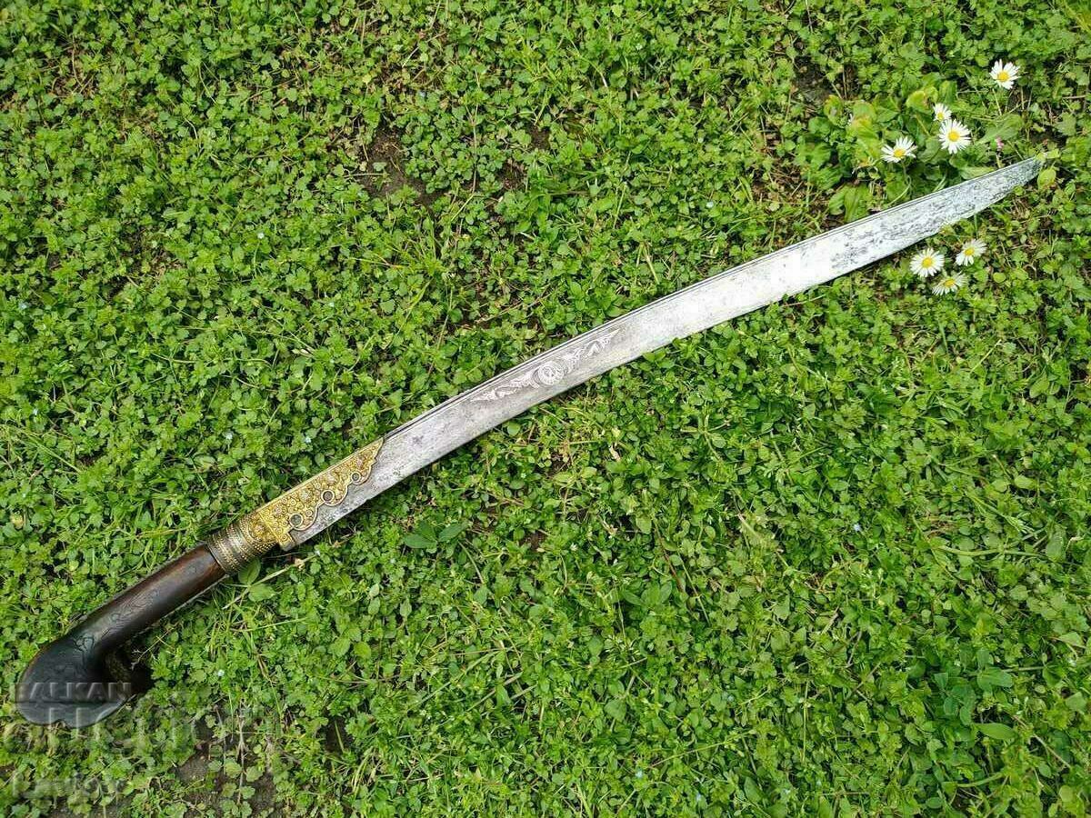 Scimitar 18th century silver inlays on the blade ***UNIQUE*** - 5 Scimitar 18th century silver inlays on the blade ***UNIQUE*** - 5