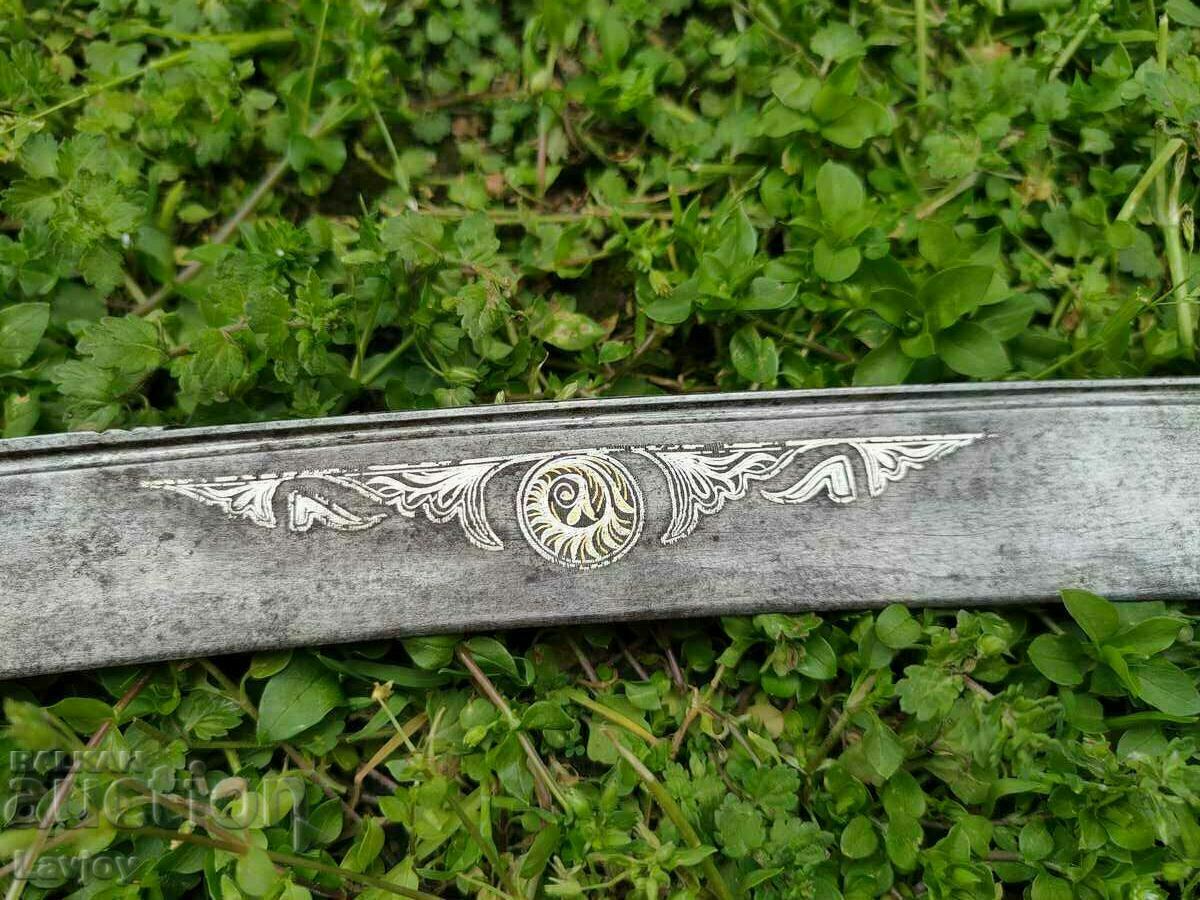 Scimitar 18th century silver inlays on the blade ***UNIQUE*** - 6
