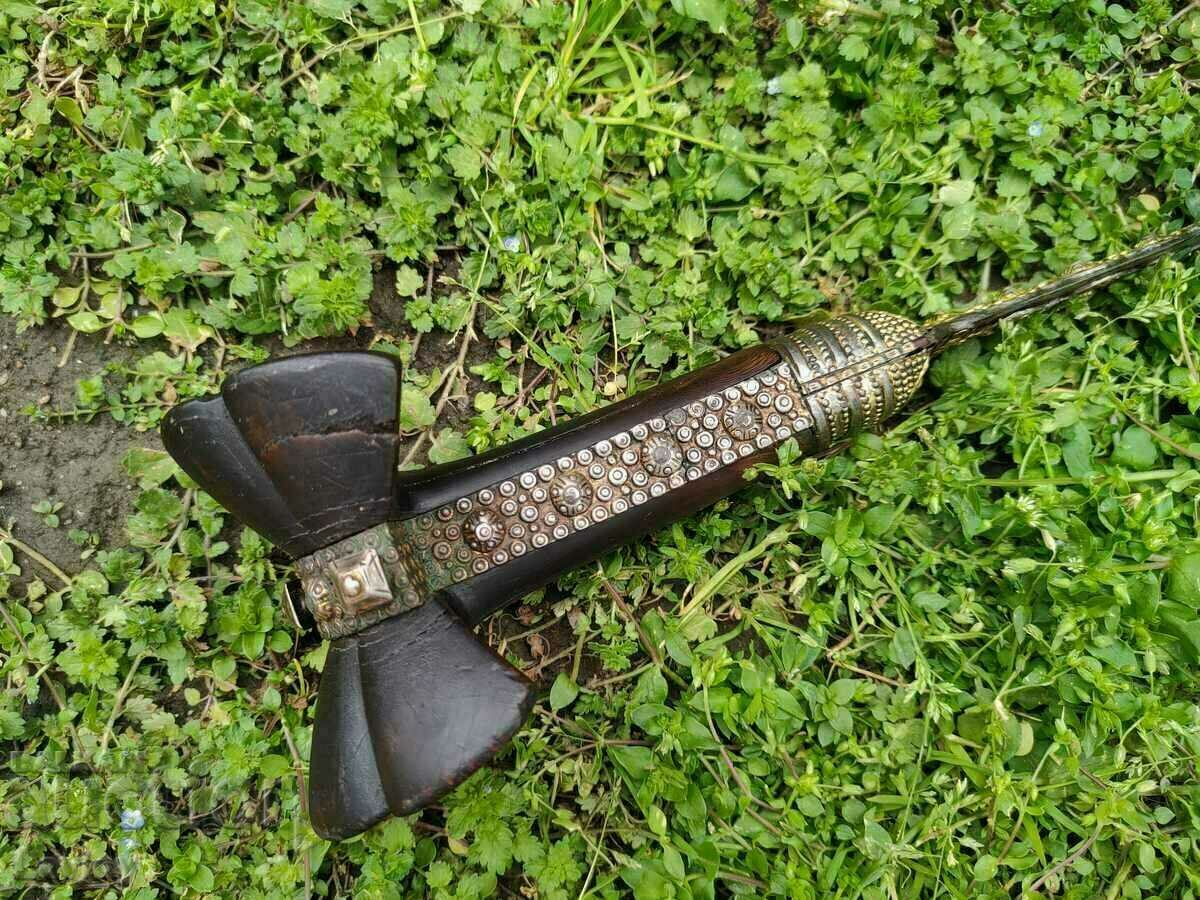 Scimitar 18th century silver inlays on the blade ***UNIQUE*** - 7