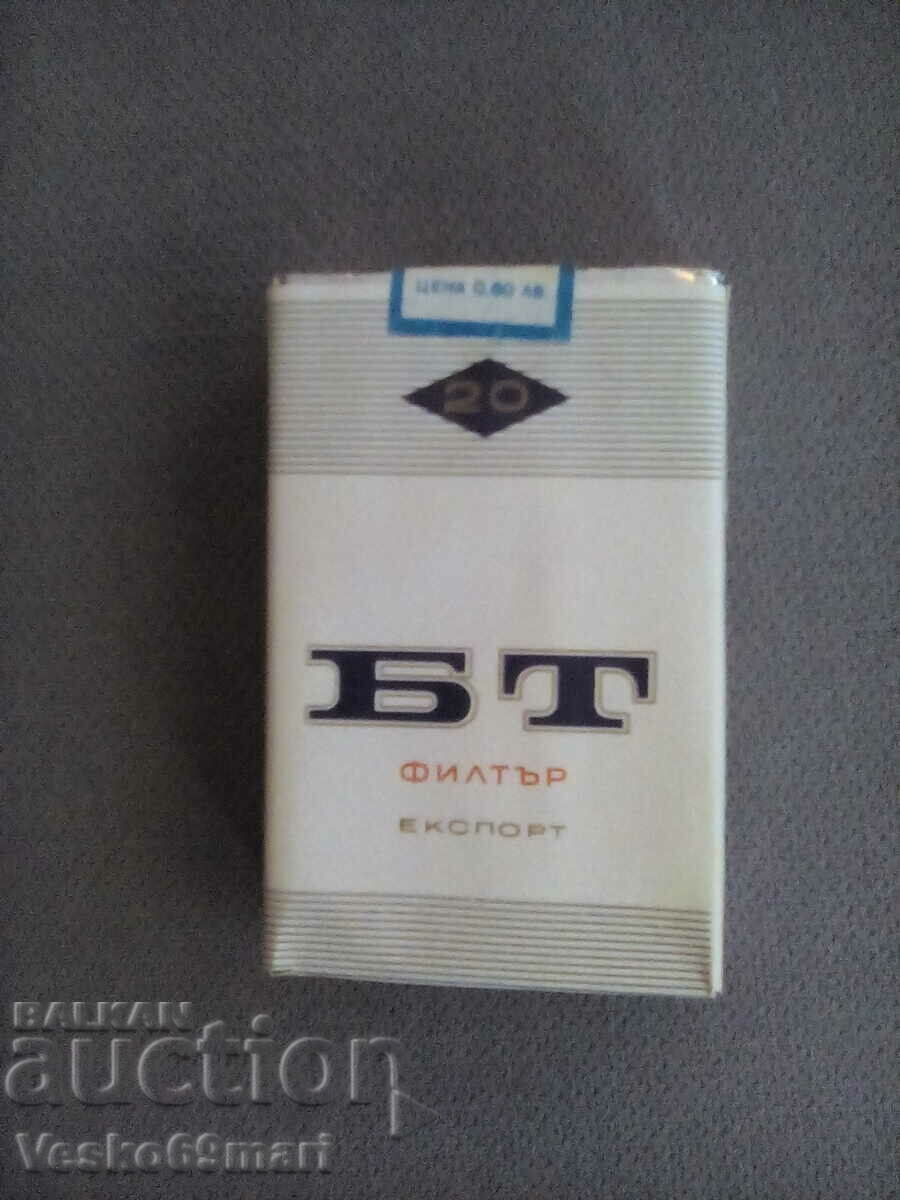 Old cigarettes BT pack
