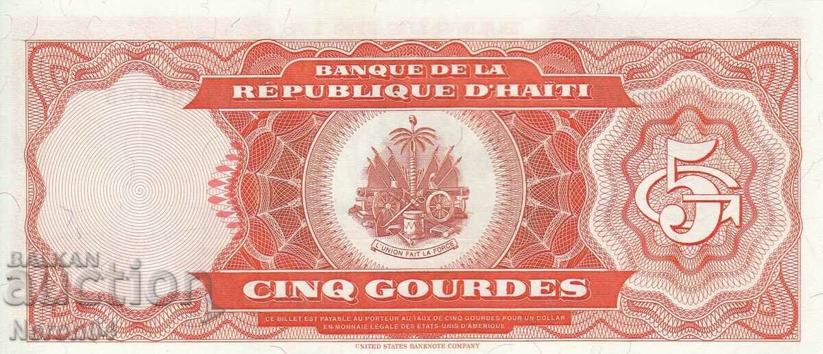 5 gourde 1989, Haiti cu preț € 15.45 | 30.22 BGN