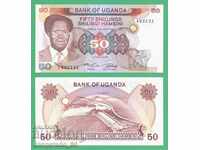 (¯`'•.¸ UGANDA 50 ȘILIGI 1985 UNC ¸.•'´¯)