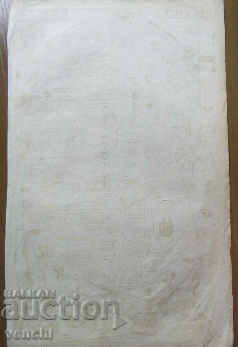 1686 - ENGRAVING - HERALDY - ORIGINAL - 5 1686 - ENGRAVING - HERALDY - ORIGINAL - 5