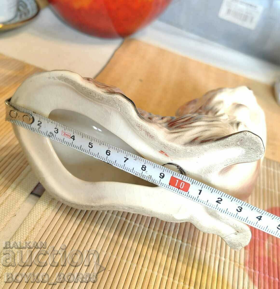 Delivery of Very Rare Old Porcelain Yorkshire Terrier Figure