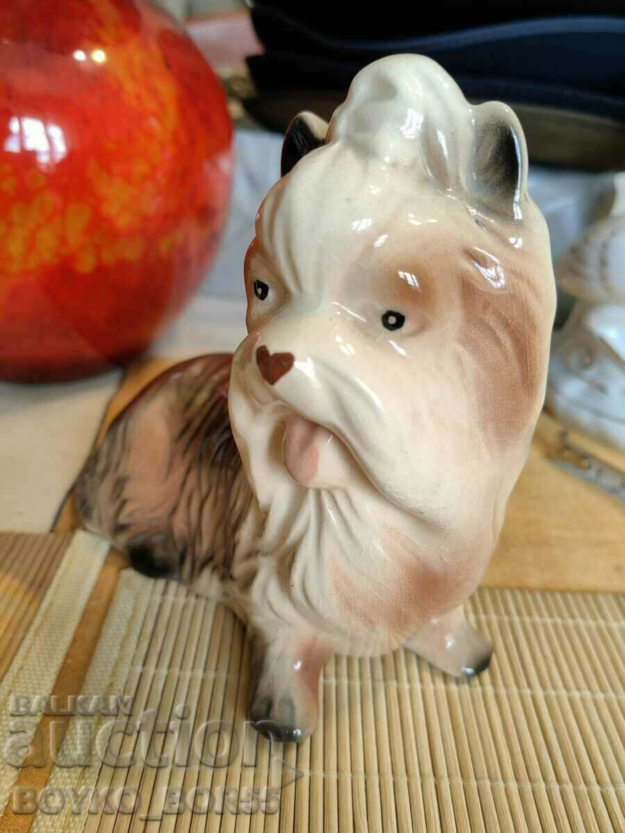 Figura de porțelan Yorkshire Terrier foarte rară