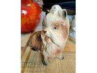 Very Rare Old Porcelain Yorkshire Terrier Figure