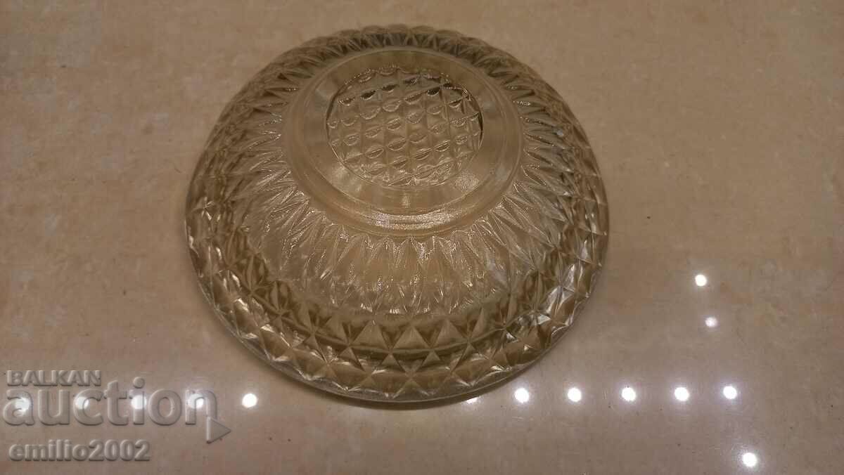 Auction Glass ashtray retro social Auction Glass ashtray retro social