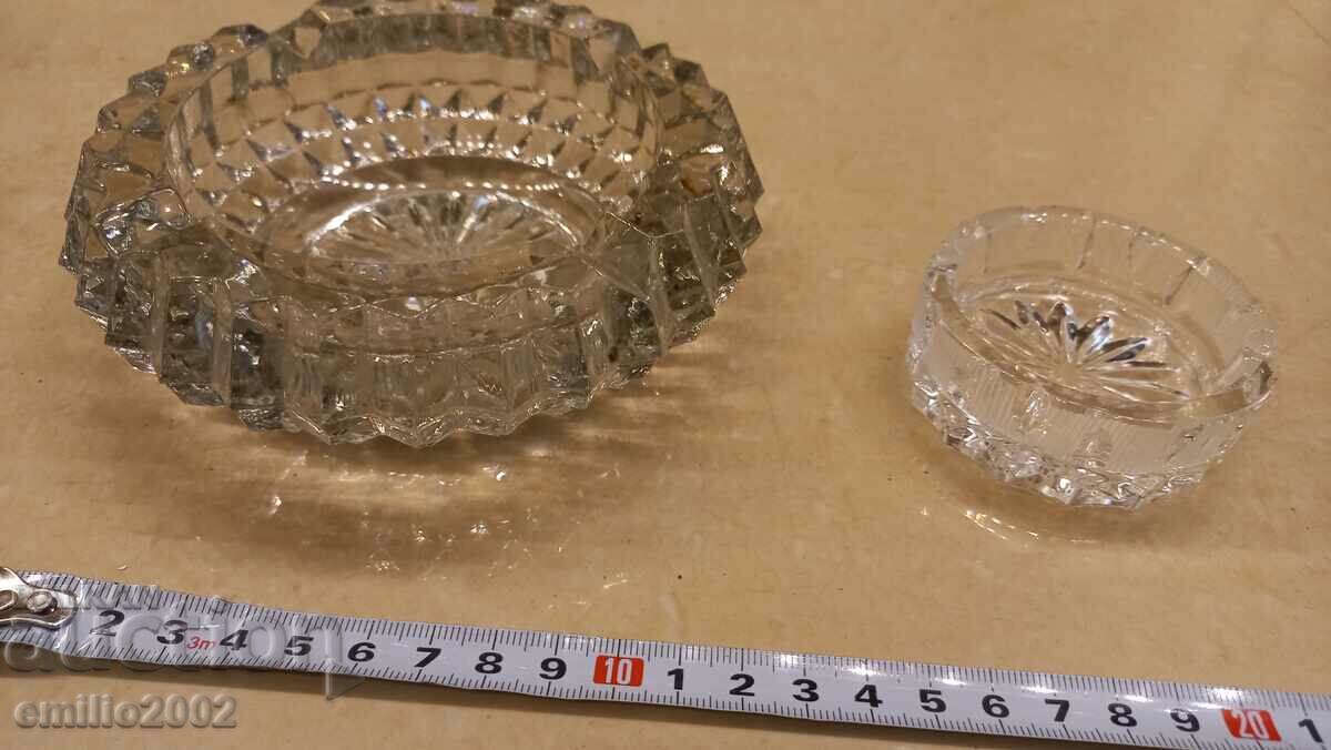 Glass ashtrays retro social with price 7.00 BGN | € 3.58 Glass ashtrays retro social with price 7.00 BGN | € 3.58