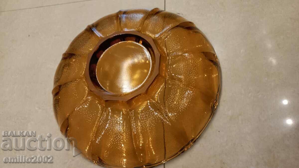 Auction Glass fruit bowl retro soc Auction Glass fruit bowl retro soc