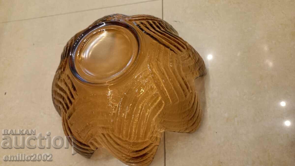 Auction Glass fruit bowl retro soc Auction Glass fruit bowl retro soc