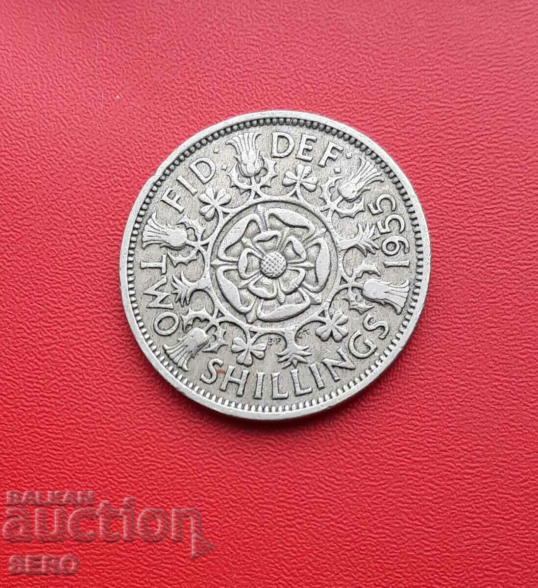 Great Britain-2 shillings 1955