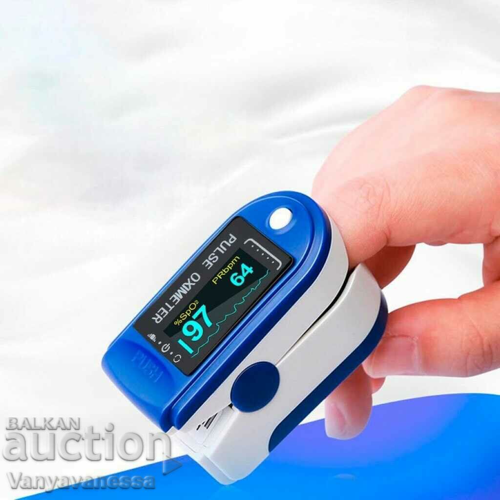 Oximeter A device for measuring pulse and oxygen