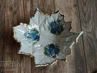 Porcelain bowl, large, shape: leaf, seal, 20.04.24