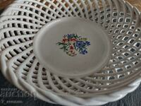 Porcelain bowl, braided, unstamped, 20.04.24