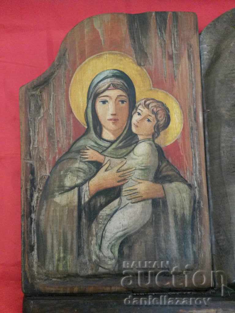 Auction Painting "Divine TRIPTYCH" Slavi Petrinski Auction Painting "Divine TRIPTYCH" Slavi Petrinski