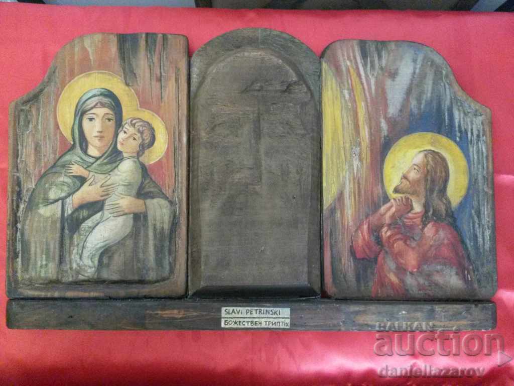 Tabloul „TRIPTIC Divin” Slavi Petrinski Tabloul „TRIPTIC Divin” Slavi Petrinski