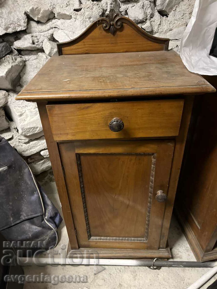 Wardrobe and bedside tables from the beginning of the last century