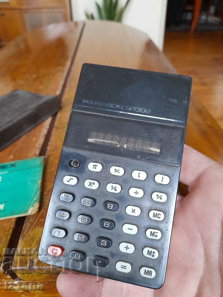 Auction Old Hanimex calculator Auction Old Hanimex calculator