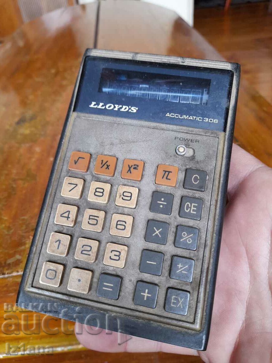 Old Lloyds calculator with price 16.00 BGN | € 8.18 Old Lloyds calculator with price 16.00 BGN | € 8.18