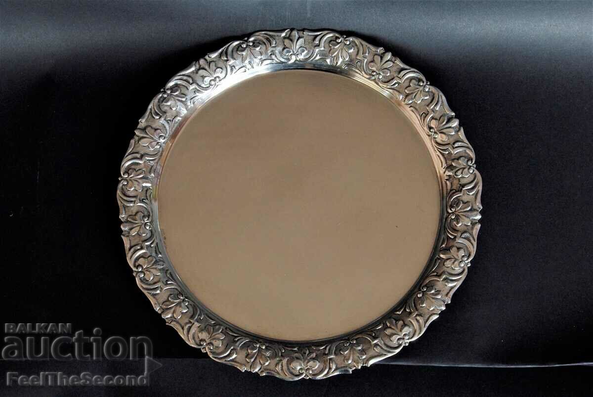 Сребърна чиния, Сребърно плато, Сребро 835, Гръцко сребро