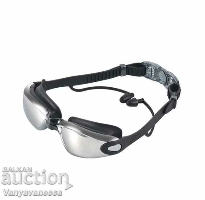 Γυαλιά κολύμβησης ενηλίκων, ASKSA, με ωτοασπίδες, UV με τιμή 19.90 BGN | € 10.17 Γυαλιά κολύμβησης ενηλίκων, ASKSA, με ωτοασπίδες, UV με τιμή 19.90 BGN | € 10.17