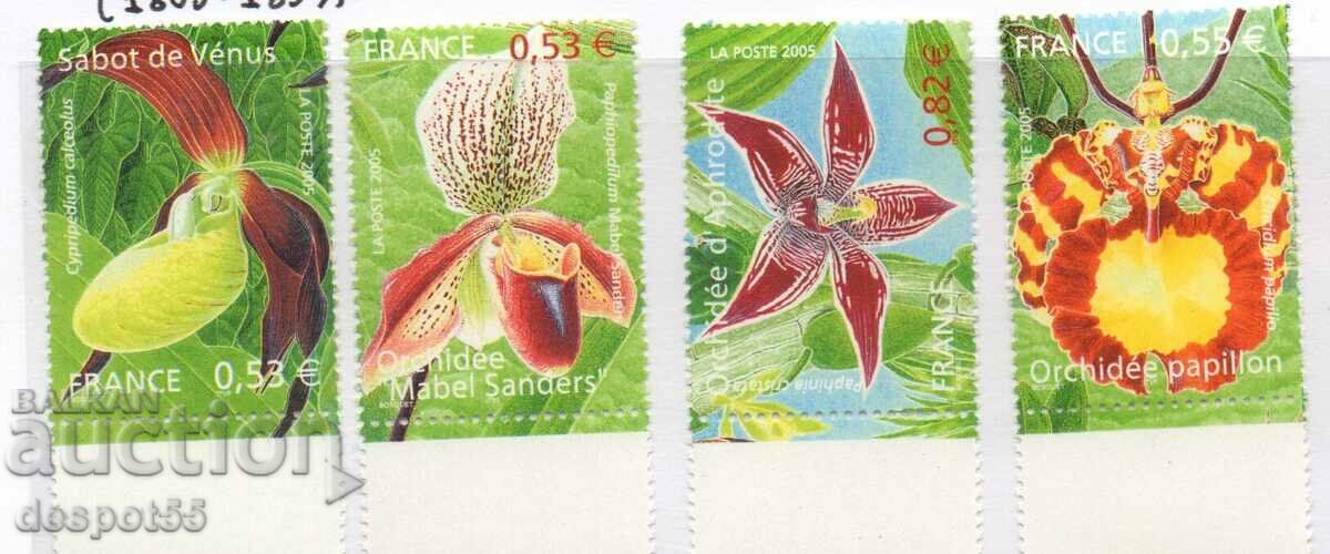 2005. Франция. Цветя - Орхидеи.