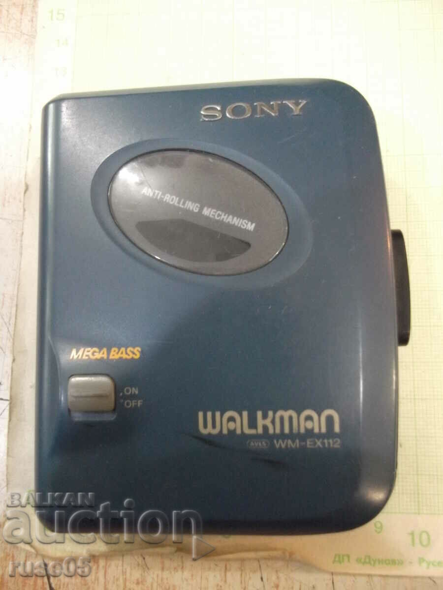 Walkman-ul „SONY - WM-EX112” funcționează