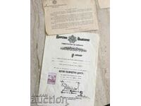 Certificate 1915/1918 of a German officer