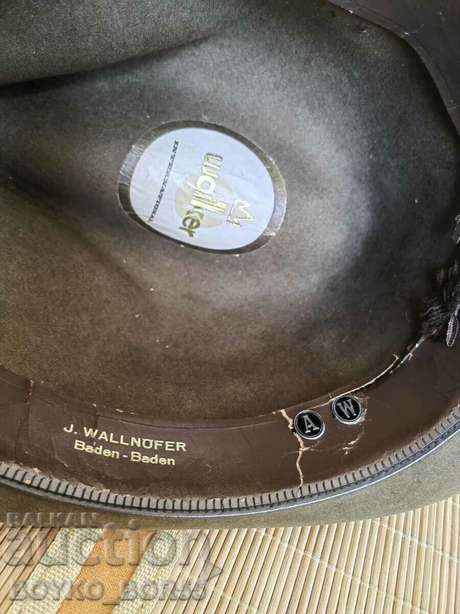 Vintage Luxury German Felt Bombe Walker Hat - 6 Vintage Luxury German Felt Bombe Walker Hat - 6