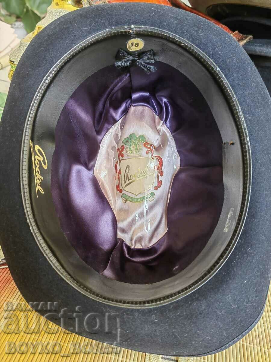 Delivery of Vintage Luxury English Bombe Rockel Felt Hat Delivery of Vintage Luxury English Bombe Rockel Felt Hat