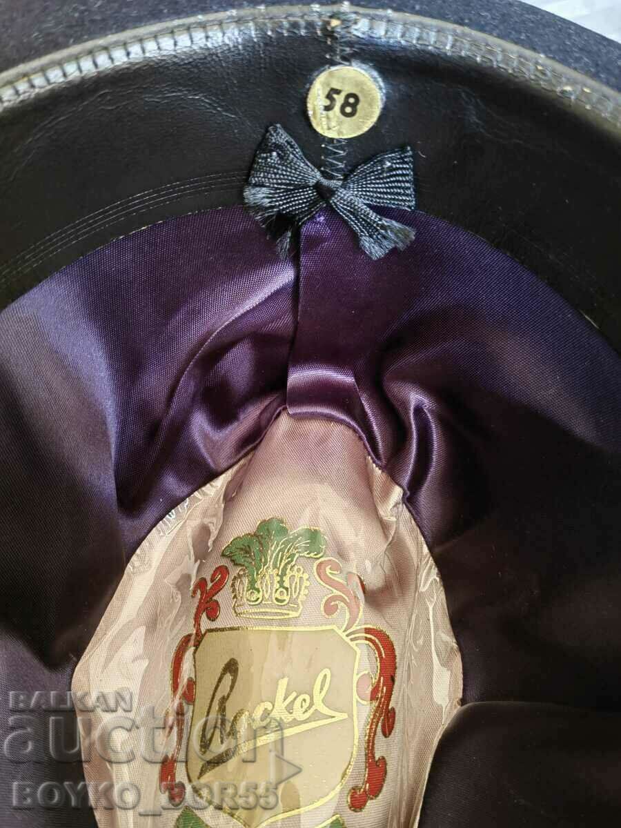 Vintage Luxury English Bombe Rockel Felt Hat - 5 Vintage Luxury English Bombe Rockel Felt Hat - 5