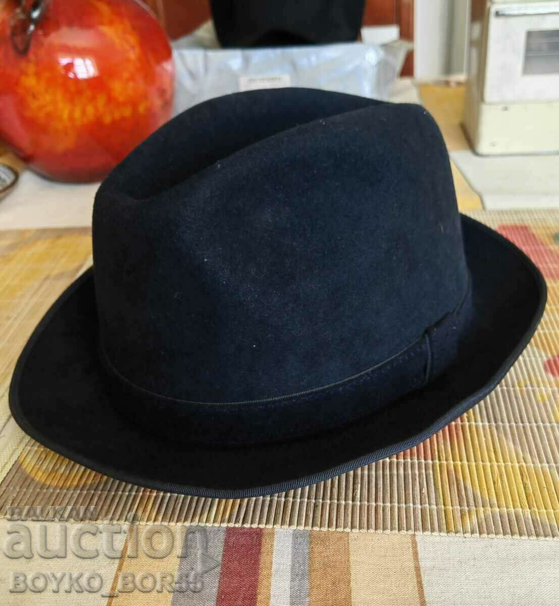 Vintage Luxury English Bombe Rockel Felt Hat