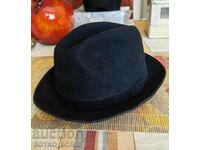 Pălărie din pâslă vintage de lux Bombe Rockel