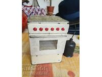Large Tinplate Soc Children's Toy Gas Stove 1950s