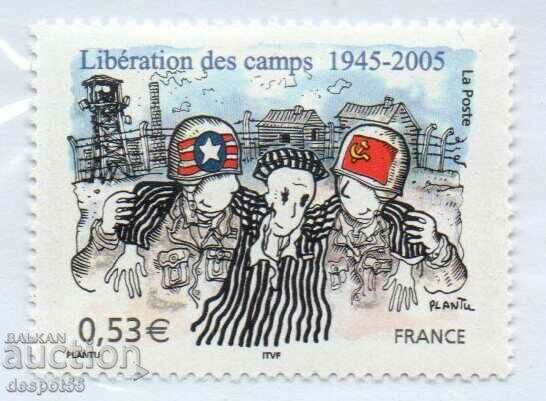 2005. Γαλλία. 60 χρόνια από την απελευθέρωση των κρατουμένων στα στρατόπεδα συγκέντρωσης.