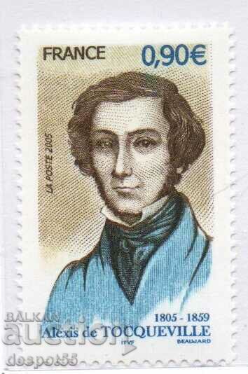2005. Franţa. 200 de ani de la nașterea lui Alexis de Tocqueville.