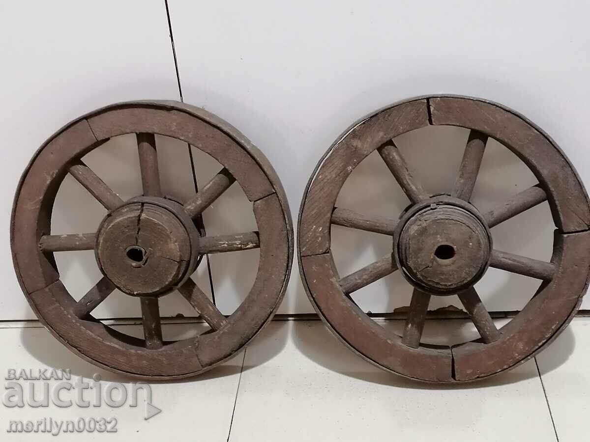 A pair of pram wheels, a wooden pram with price 69.00 BGN | € 35.28 A pair of pram wheels, a wooden pram with price 69.00 BGN | € 35.28