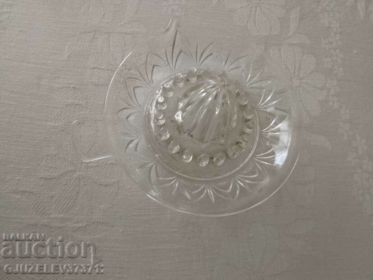 Old glass juicer, for lemons, oranges, with price 25.00 BGN | € 12.78 Old glass juicer, for lemons, oranges, with price 25.00 BGN | € 12.78