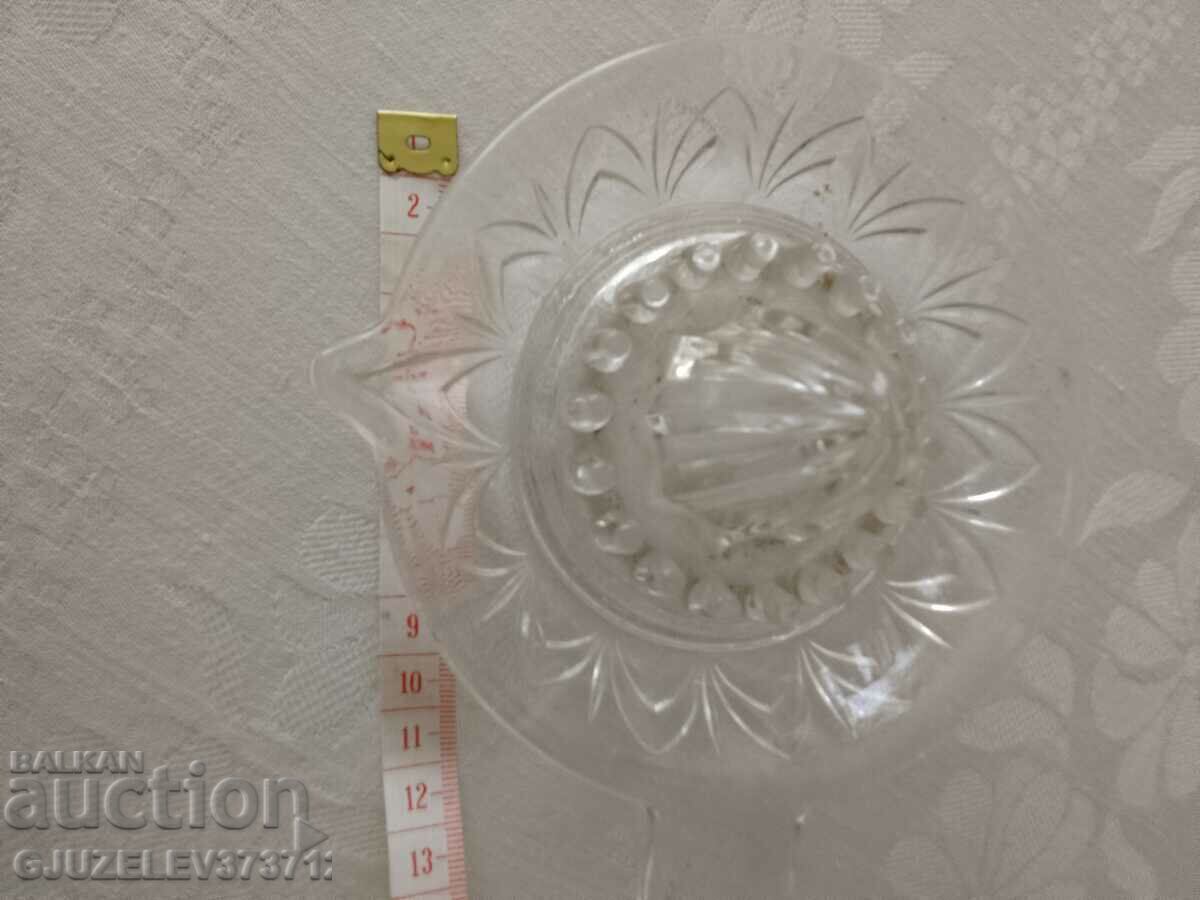 Old glass juicer, for lemons, oranges, - 5 Old glass juicer, for lemons, oranges, - 5