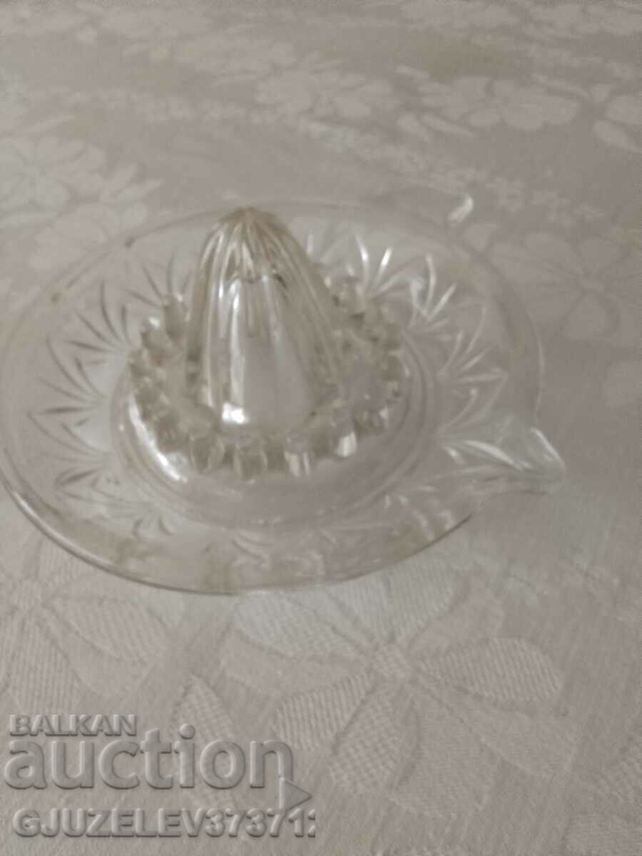 Old glass juicer, for lemons, oranges, - 6 Old glass juicer, for lemons, oranges, - 6