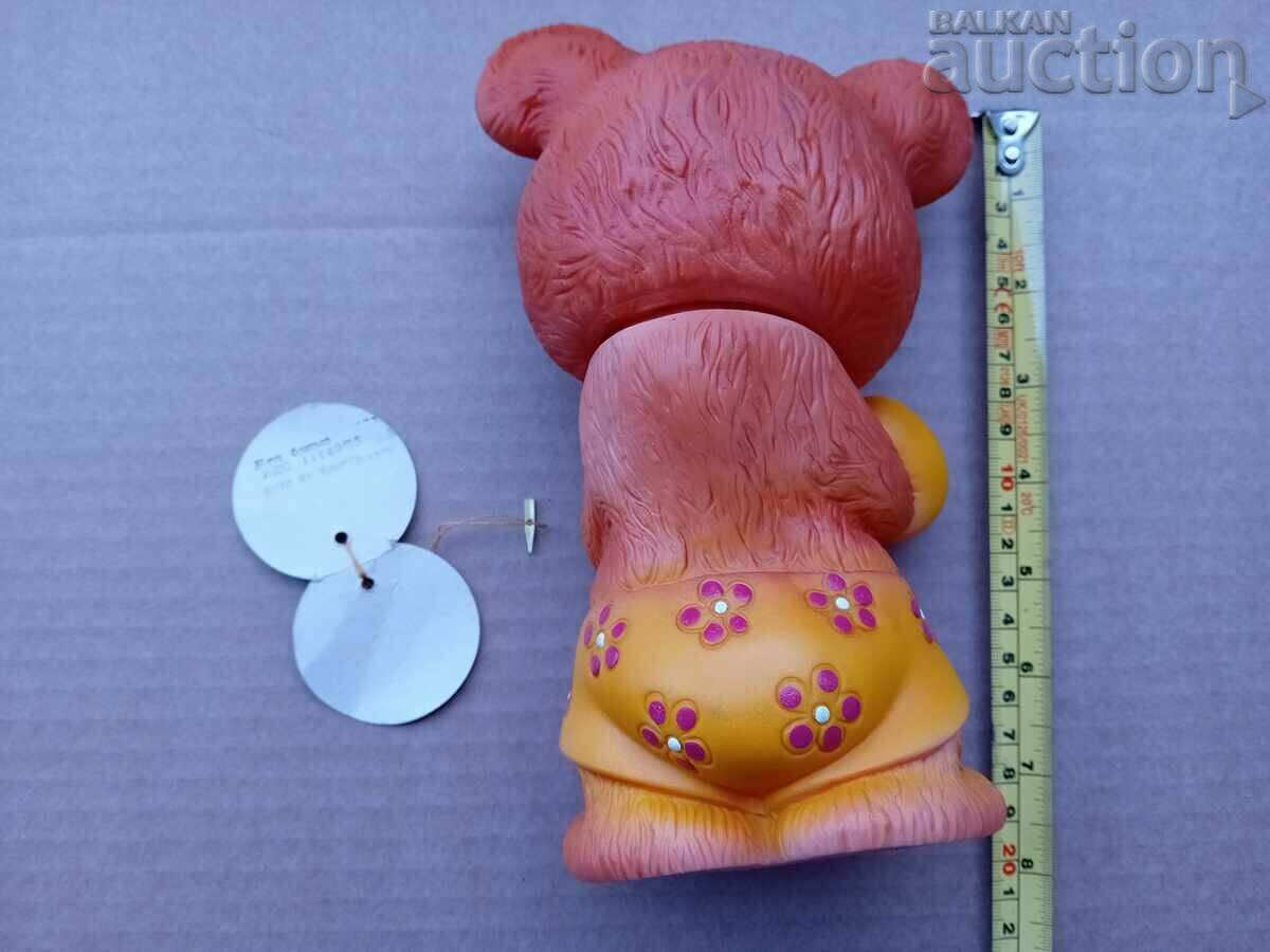 Bear boxer rubber toy 70s - 6 Bear boxer rubber toy 70s - 6