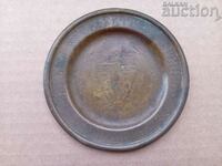 old revival discus domestic ritual plate