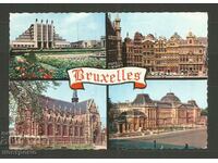 traveled Belgique Post card - A 3469