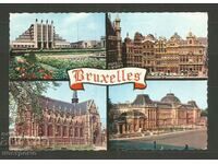 traveled Belgique  Post  card   -  A 3469