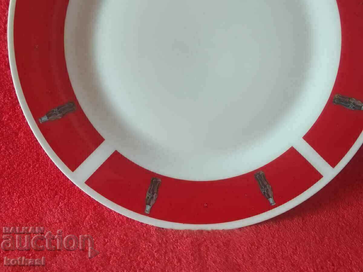 Large porcelain Coca Cola Coca Cola plate with price 25.50 BGN | € 13.04