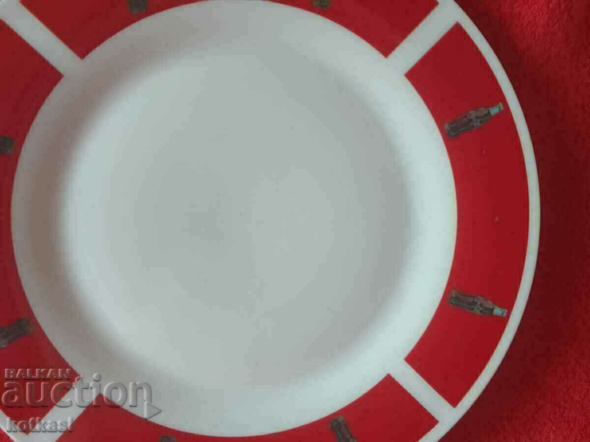 Auction  Large porcelain Coca Cola Coca Cola plate