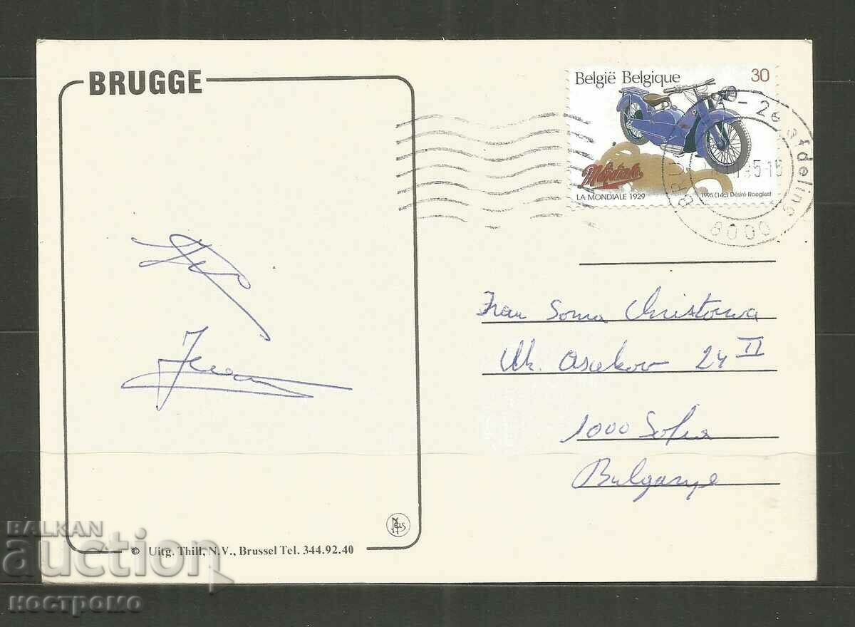 traveled Belgique Post card - A 3470 with price 1.00 BGN | € 0.51 traveled Belgique Post card - A 3470 with price 1.00 BGN | € 0.51